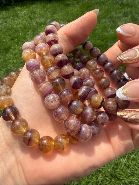 Jewelry - (1) Candy Fluorite Thousand Layer Stretch Bracelet
